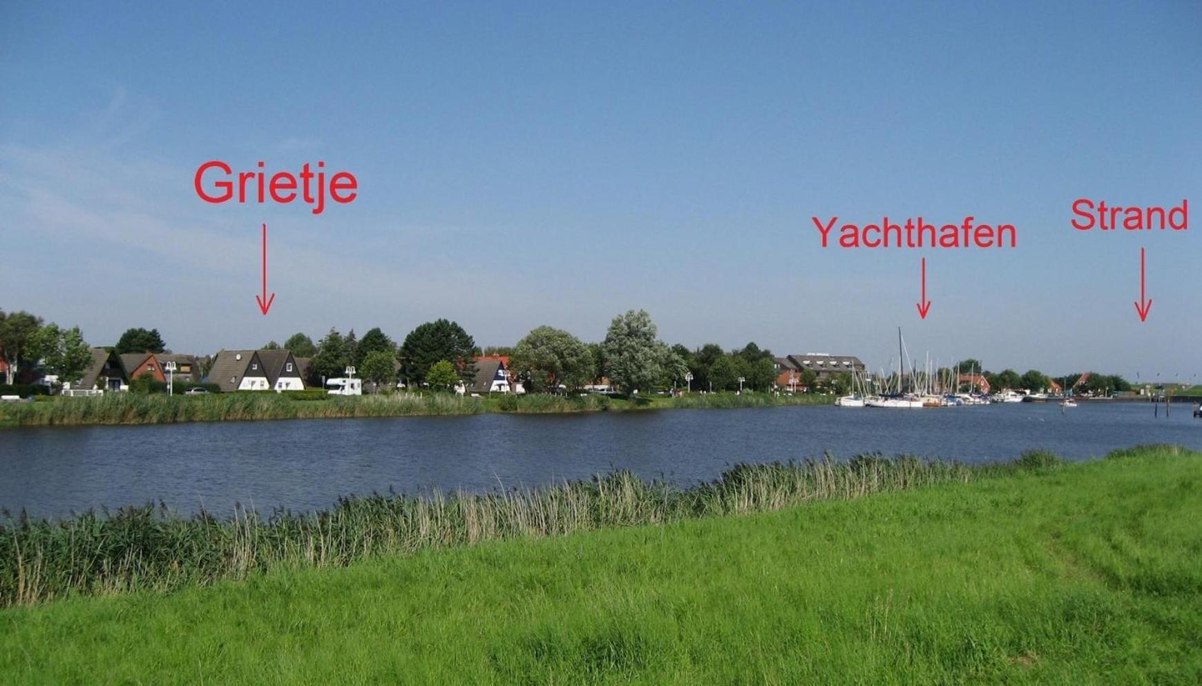 Grietje II Blaues Haus Rechts Villa Wittmund Kültér fotó